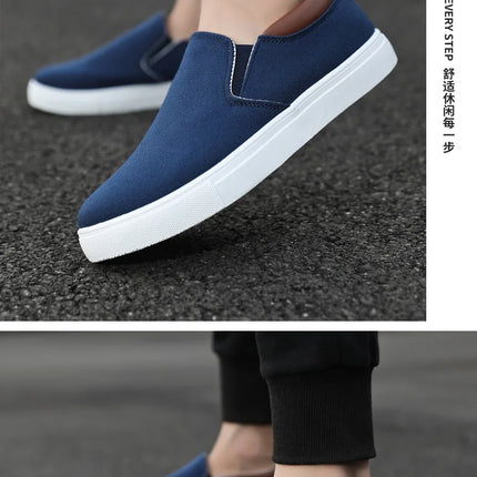 Fashion Canvas Men's Sneakers Black Lace Up Sping Shoes 2024 Classic Casual Vulcanized Shoes Size 46 47 Mens Spring Sport Shoes