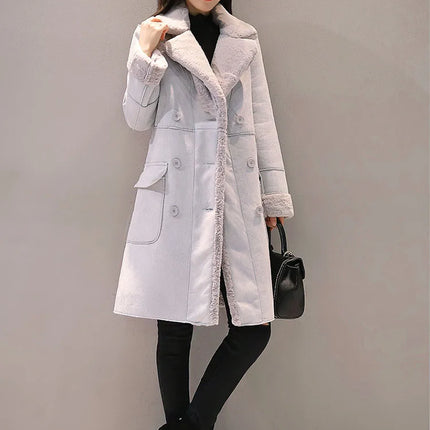 Winter Fashion New High Quality Rabbit Fur Coat Velvet Fur Coat Long Fur Coat Female Loose Thick Warm Mink Fur Teddy Coat