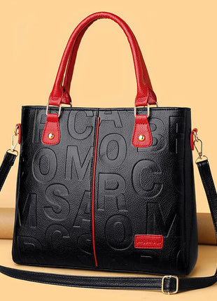 PU Leather Casual Crossbody Bags for Women Ladies Luxury Designer Tote Handbag Female Large Capacity Travel Shoulder Bag Sac PlatiNum