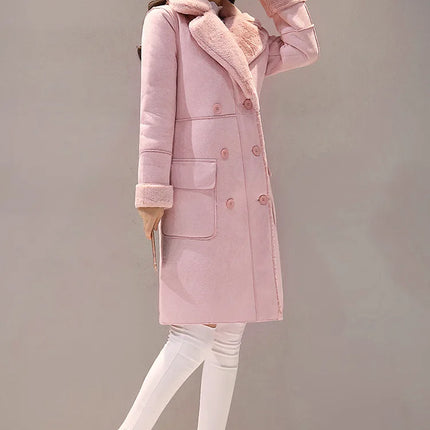 Winter Fashion New High Quality Rabbit Fur Coat Velvet Fur Coat Long Fur Coat Female Loose Thick Warm Mink Fur Teddy Coat