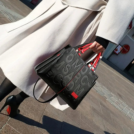 PU Leather Casual Crossbody Bags for Women Ladies Luxury Designer Tote Handbag Female Large Capacity Travel Shoulder Bag Sac PlatiNum
