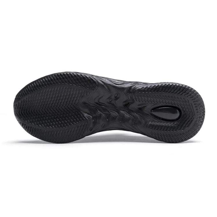 ONEMIX 2025 Nuove scarpe da corsa nere per uomo Sneakers da allenamento traspiranti impermeabili Scarpe sportive da trekking antiscivolo per esterni maschili PlatiNum