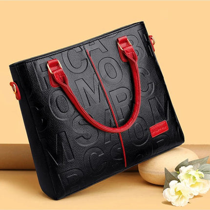 PU Leather Casual Crossbody Bags for Women Ladies Luxury Designer Tote Handbag Female Large Capacity Travel Shoulder Bag Sac PlatiNum