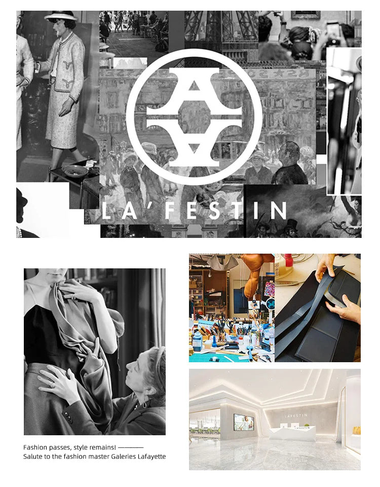 LA FESTIN 2024 Borse di lusso di nuova tendenza Borsa da donna Borse a tracolla Borsa di grande capacità Borse a tracolla di moda Borse femminili