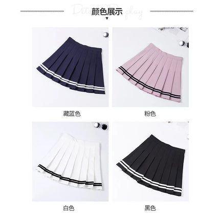 Damen Tennisrock Faltenrock Sport-Golf-Sets Athletische Lauf-Minirock Sexy Harajuku Koreanischer Stil
