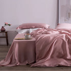 Liv-Esthete Summer Grado superiore Natura 100% seta Rosa Set biancheria da letto Donna Lenzuolo Copripiumino Set Federa Queen King Set letto