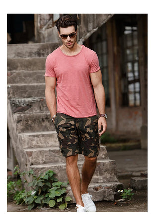 T-shirt homme 100% coton Décontracté Doux Fitness Été T-shirts fins Vêtements d'intérieur Homme Col rond Manches courtes T-shirt uni pour homme