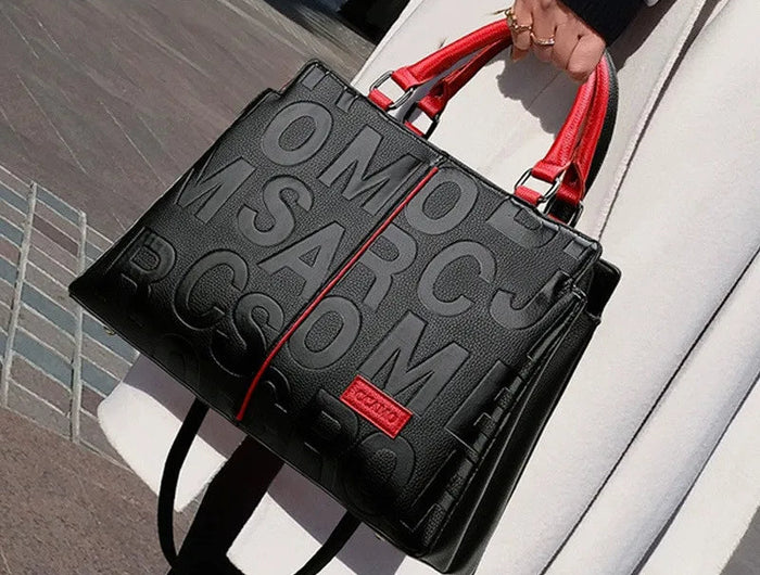 PU Leather Casual Crossbody Bags for Women Ladies Luxury Designer Tote Handbag Female Large Capacity Travel Shoulder Bag Sac PlatiNum