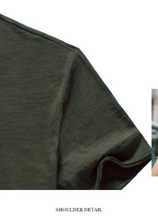 T-shirt homme 100% coton Décontracté Doux Fitness Été T-shirts fins Vêtements d'intérieur Homme Col rond Manches courtes T-shirt uni pour homme