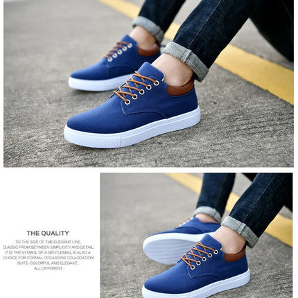 Fashion Canvas Men's Sneakers Black Lace Up Sping Shoes 2024 Classic Casual Vulcanized Shoes Size 46 47 Mens Spring Sport Shoes