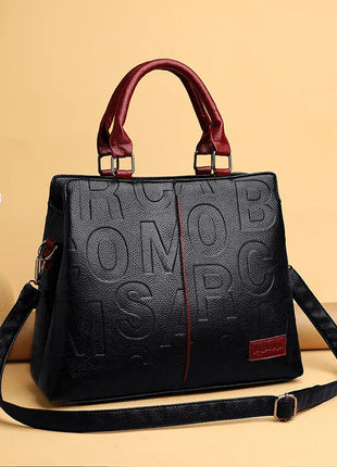 PU Leather Casual Crossbody Bags for Women Ladies Luxury Designer Tote Handbag Female Large Capacity Travel Shoulder Bag Sac PlatiNum