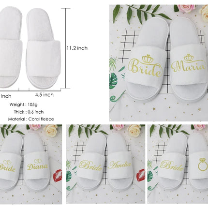 Data personalizzata Nome Kimono in pizzo Abito da donna Matrimonio Sposa Abiti da damigella d'onore Addio al nubilato Preparewear