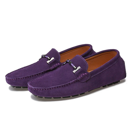 Nuovi uomini scarpe casual moda pelle scamosciata morbida mocassini da uomo mocassini per il tempo libero slip on scarpe da guida da uomo scarpe pigre fatte a mano appartamenti comodi