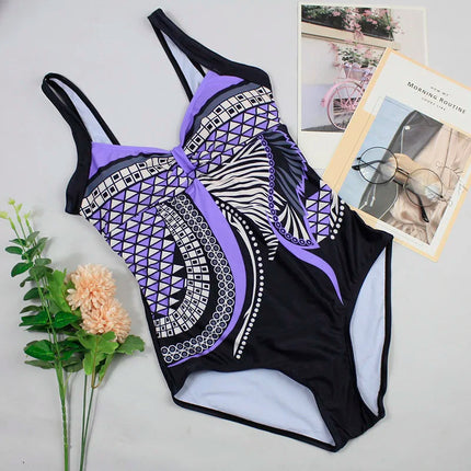Costume da bagno bikini sexy Costumi da bagno Donna 2025 Costume intero Push Up Nuoto per abbigliamento da spiaggia Monokini Costumi da bagno taglie forti 2XL platinumshop