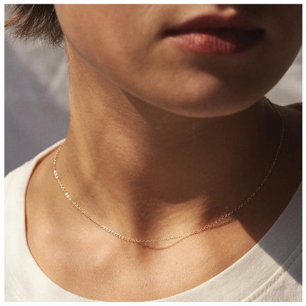 eManco Fine Chain Necklace Stainless Steel Gold Color Pendants Short Long Statement Women  Colar Gift Stainless Steel Jewelry PlatiNum