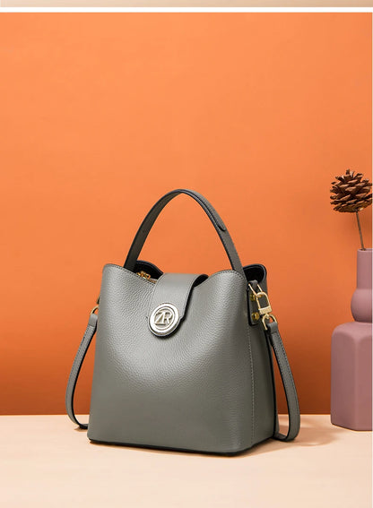 ZOOLER Full Genuine Leather Shoulder Bags Tote Bags Luxury Women Trendy Handbag Totally Skin Fashion Top Handle Purses #WG385