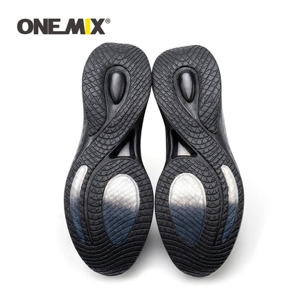 ONEMIX Scarpe da corsa per uomo Scarpe sportive traspiranti da corsa Casual Soft New Trend Outdoor Sneakers da passeggio antiscivolo da uomo PlatiNum