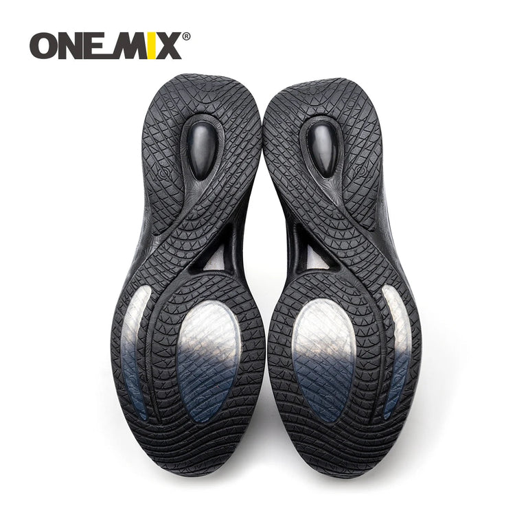 ONEMIX Scarpe da corsa per uomo Scarpe sportive traspiranti da corsa Casual Soft New Trend Outdoor Sneakers da passeggio antiscivolo da uomo PlatiNum