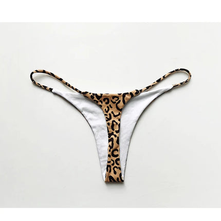 Cotton G String Leopard Women Panties Sexy Briefs Thong Low Waist T-back Bikini Underwear Seamless Femlae Lingerie Size S-XXL