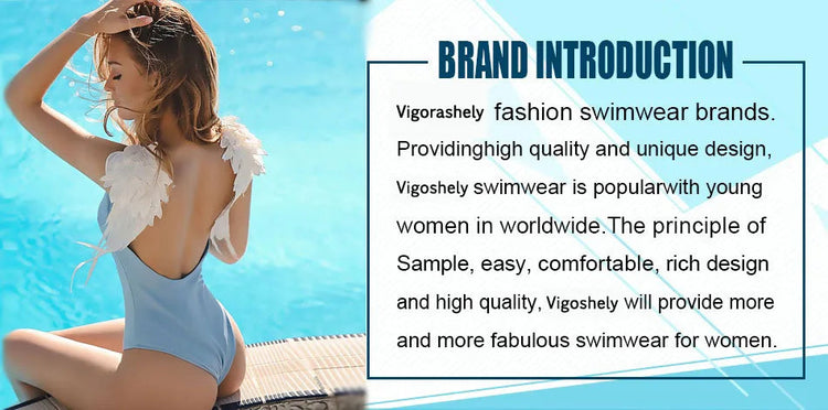 Vigorashely 2026 Set Tankini Vintage Solido da Donna con Spalline a Volant, Costume da Bagno Due Pezzi Senza Schienale a Vita Alta platinumshop