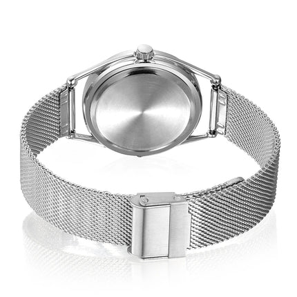 FEB 30TH Walking Men Design orologio Unisex da uomo dal Design creativo 3ATM cinturino in acciaio inossidabile resistente all'acqua platinumshop