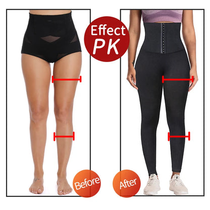 Women High Waist Fitness Leggings Tummy Control Slimming Gym Legging Butt Booty Push Up Gym Pants Legins Corset Body Shaper