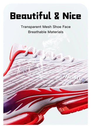 Scarpe da corsa da uomo ONEMIX rimbalzo ammortizzante scarpe sportive da corsa all'aperto traspiranti scarpe da ginnastica da uomo con aumento dell'altezza 6-7cm PlatiNum