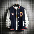 Supzoom New Arrival Letter Rib Sleeve Cotton Fashion Logo Single Breasted Casual Bomber Baseball Jacket Loose Cardigan Coat