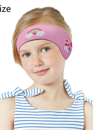 Fascia per nuoto impermeabile per bambini Fascia di protezione per le orecchie regolabile per mantenere l'acqua per il bagno, il nuoto, l'immersione