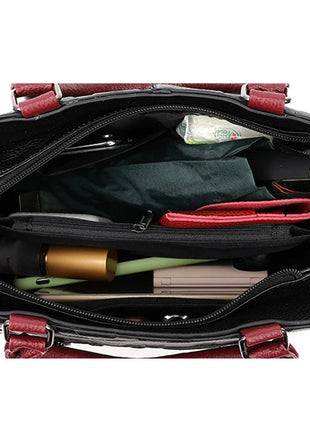 PU Leather Casual Crossbody Bags for Women Ladies Luxury Designer Tote Handbag Female Large Capacity Travel Shoulder Bag Sac PlatiNum