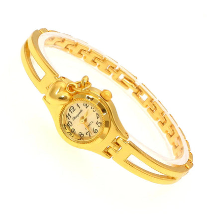 Orologio da polso da donna carino Mujer Relojes dorati Orologio al quarzo con quadrante piccolo Orologio da polso popolare Ora orologi eleganti da donna femminili platinumshop