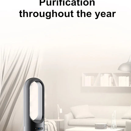 Ventilatore da 46 pollici Ventilatore da pavimento intelligente con vento caldo e freddo Ventilatore da pavimento per la casa Ventilatore di raffreddamento con circolatore d'aria con telecomando silenzioso