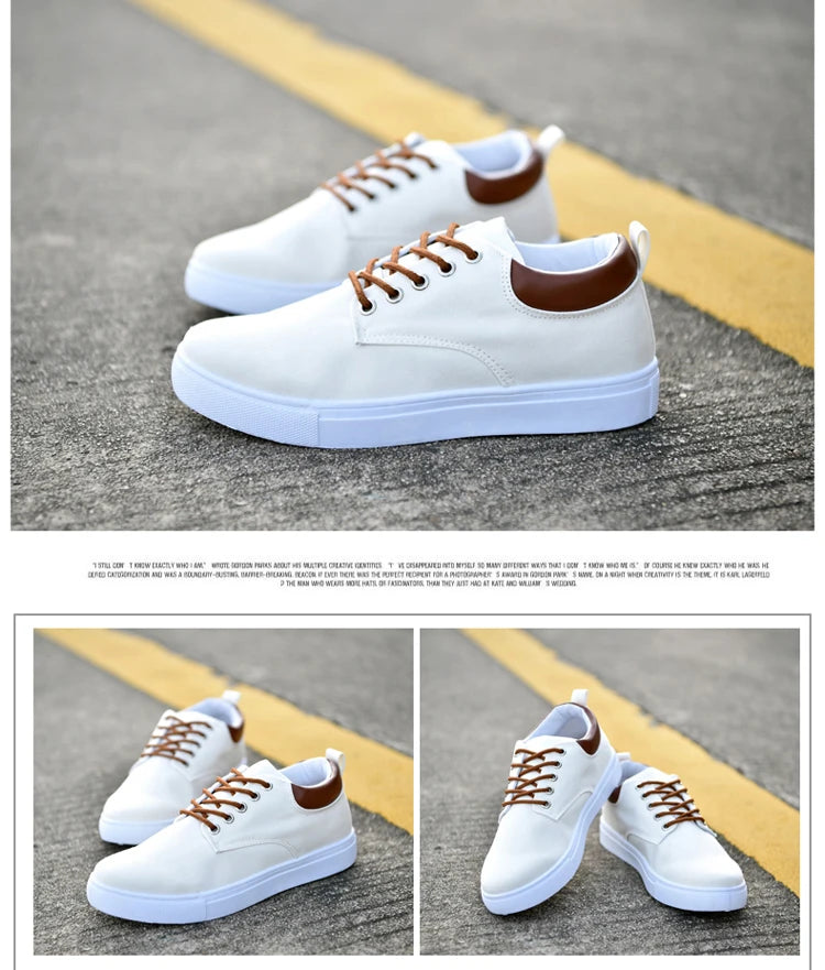Fashion Canvas Men's Sneakers Black Lace Up Sping Shoes 2024 Classic Casual Vulcanized Shoes Size 46 47 Mens Spring Sport Shoes