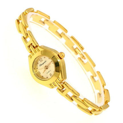 Orologio da polso da donna carino Mujer Relojes dorati Orologio al quarzo con quadrante piccolo Orologio da polso popolare Ora orologi eleganti da donna femminili platinumshop
