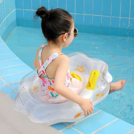 Rooxin Flamingo Nuoto Cerchio Bambino Infantile Galleggiante Piscina Anello di Nuoto Con Parasole Sedile Galleggiante Estate Spiaggia Piscina Festa Giocattoli