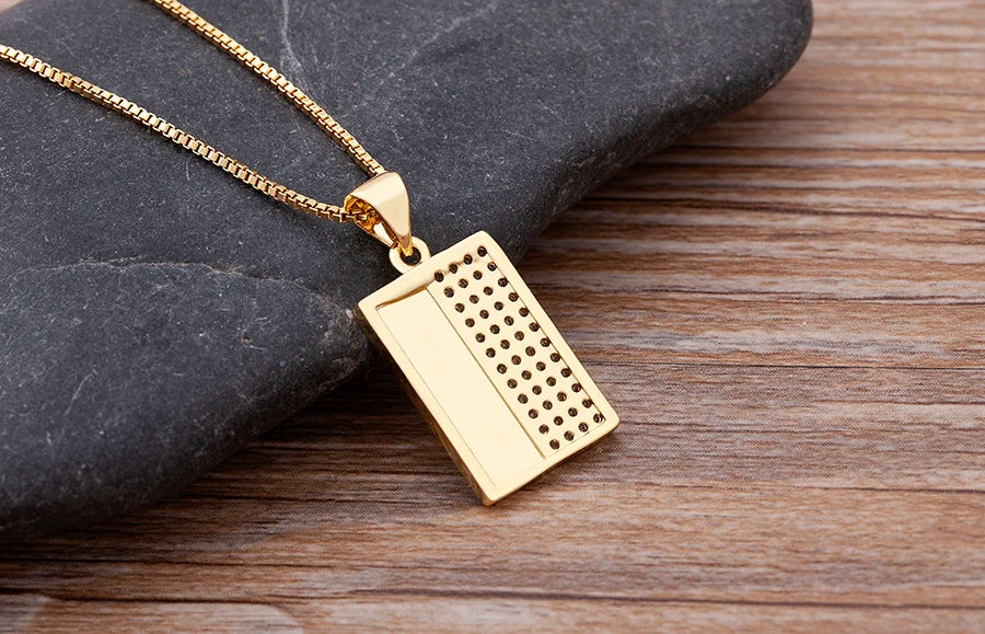 Nidin moda di lusso con zirconi cubici ciondolo a forma di cuore da donna placcato in oro collana a catena di alta qualità regalo per feste di gioielli scintillanti