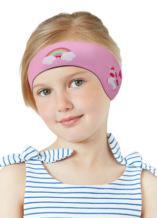 Fascia per nuoto impermeabile per bambini Fascia di protezione per le orecchie regolabile per mantenere l'acqua per il bagno, il nuoto, l'immersione
