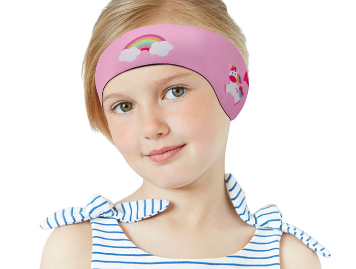 Waterproof Swimming Headband for Kids Adjustable Ear Protection Headband to Keep Water Out for Bathing, Swimming, Diving