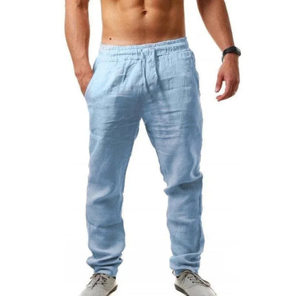 Nuovi uomini primavera tasche Casual pantaloni pantaloncini bottoni corti uomo Bodybuilding pantaloncini da uomo pantaloncini da corsa in lino di cotone bermuda platinumshop