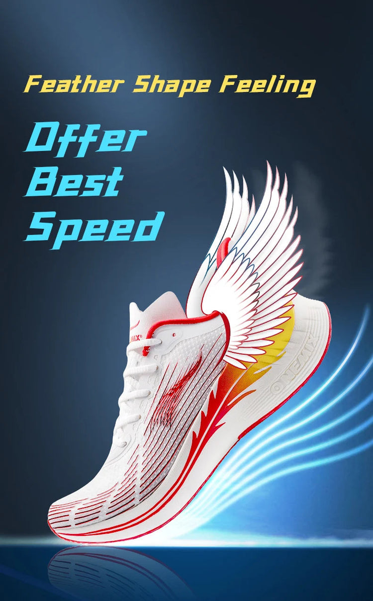 ONEMIX Scarpe da corsa da uomo per uomo Scarpe da passeggio per atletica leggera in mesh traspirante Scarpe da ginnastica da donna leggere rosse Scarpe da ginnastica sportive da uomo PlatiNum