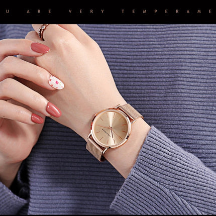 HANNAH MARTIN Movimento al quarzo giapponese in acciaio inossidabile di qualità del marchio Orologio Dropshipping da donna impermeabile da 36 mm in oro rosa completo platinumshop