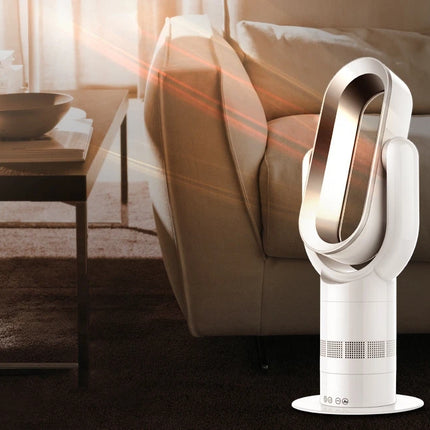 Ventilatore Freddo e Caldo con Telecomando, Senza Pale, 220V, Ultra-silenzioso, Purificatore d'Aria, Alta Qualità, Programmabile 1-9 Ore