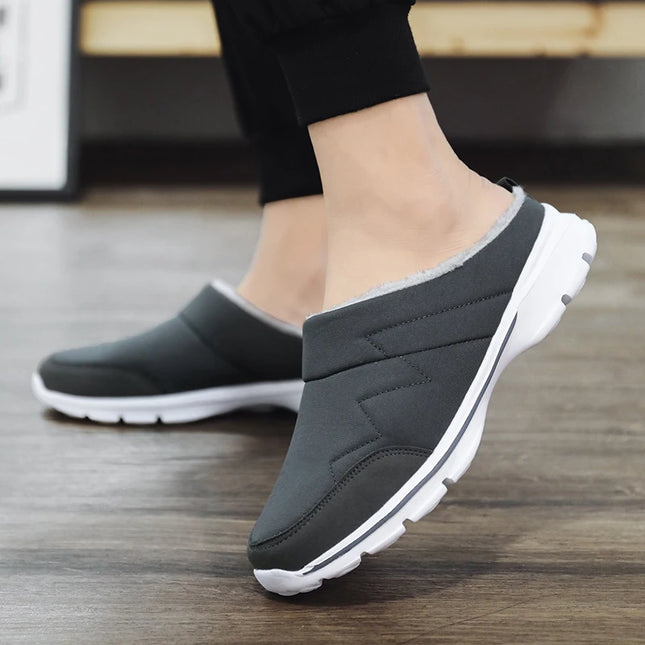 Inverno Uomo Donna Pantofole di peluche Casa Coperta Casa calda Scarpe di cotone Camera Leggero Plus Big Size 47 48 49 Dropshipping a buon mercato