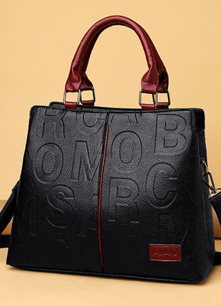 PU Leather Casual Crossbody Bags for Women Ladies Luxury Designer Tote Handbag Female Large Capacity Travel Shoulder Bag Sac PlatiNum
