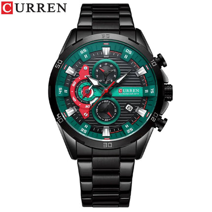 CURREN orologio da uomo orologi da uomo al quarzo sportivi di lusso delle migliori marche orologio da polso cronografo impermeabile in acciaio pieno da uomo Relogio Masculino platinumshop
