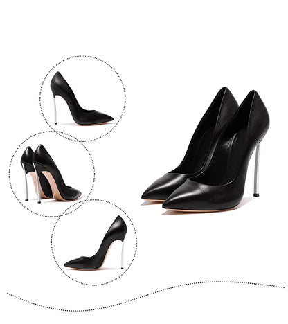 【Measure your feet length before order】Luxury Designer Women Pumps Stiletto High Heel Sexy Fetish Party Zapatos De Tacon C-PU-1