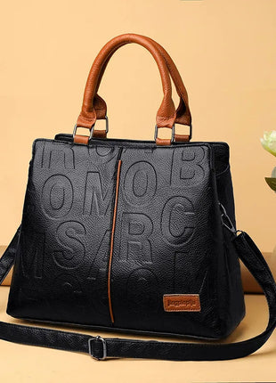 PU Leather Casual Crossbody Bags for Women Ladies Luxury Designer Tote Handbag Female Large Capacity Travel Shoulder Bag Sac PlatiNum