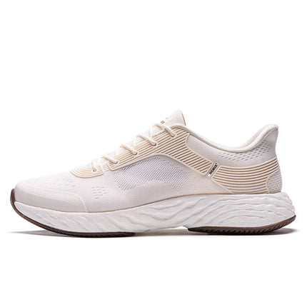 ONEMIX Scarpe da corsa bianche per uomo Outdoor Donna Sneakers atletiche Maratona Sport Scarpe da passeggio Viaggi Trekking Calzature da jogging PlatiNum