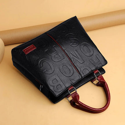 PU Leather Casual Crossbody Bags for Women Ladies Luxury Designer Tote Handbag Female Large Capacity Travel Shoulder Bag Sac PlatiNum