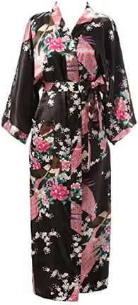 Abiti da notte da donna abiti da notte fiore abiti per la casa intimo Lingerie Casual Kimono abito d